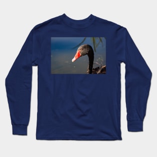 Head and neck of Black swan. Long Sleeve T-Shirt